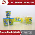 colorful heat transfer pc cup sticker